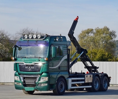 MAN TGX 26.480 - 6x4 – Teleskopický nosič kontejnerů