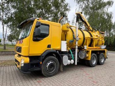 Volvo FE 300 - 6x4 - Sací + tlakový kanalizační splachovač fekálií - EURO 5