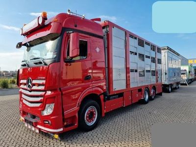 MB Actros - 6x2 – Souprava-převoz dobytka 3 patra - EURO 6.