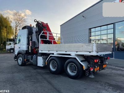 Volvo FMX 500 - 6x4 – Kombinace – Tahač/Valník + HR-Fassi 45 t/m - EURO 6